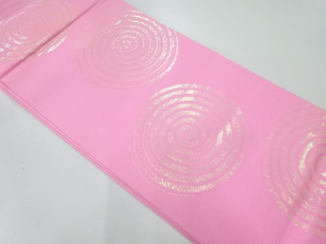 水輪模様織出し丸帯